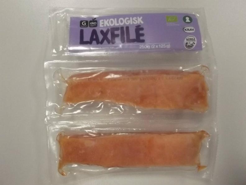 Testfakta testar odlad lax - Garant Eko.
